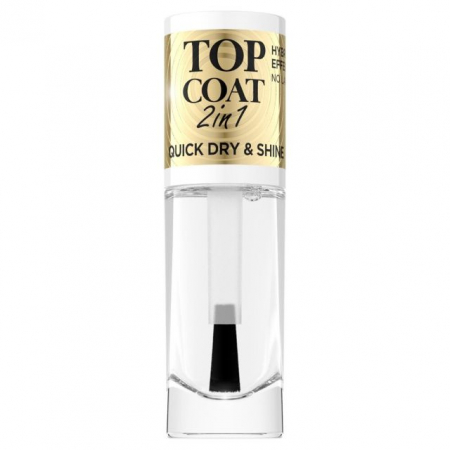 UNGHII - Lac de unghii Top Coat 2 in 1 Eveline Cosmetics 8 ml