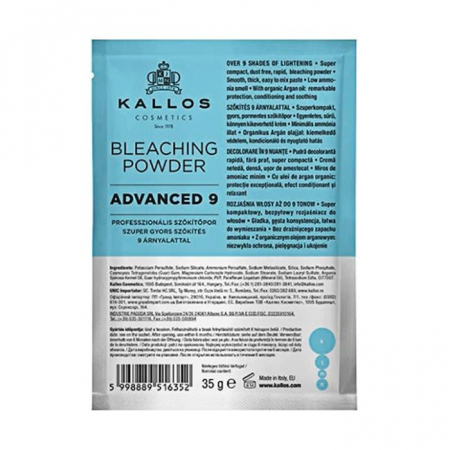 INGRIJIRE PAR - Pudra decoloranta rapida Advanced 9 Kallos 35 g