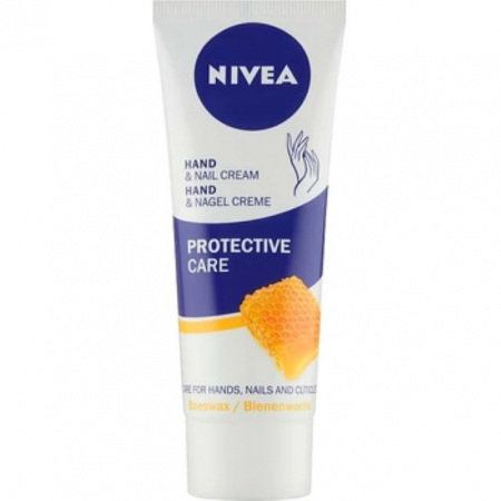Crema maini - Cremă de mâini cu ceară de albine Nivea Protective Care 75 ml