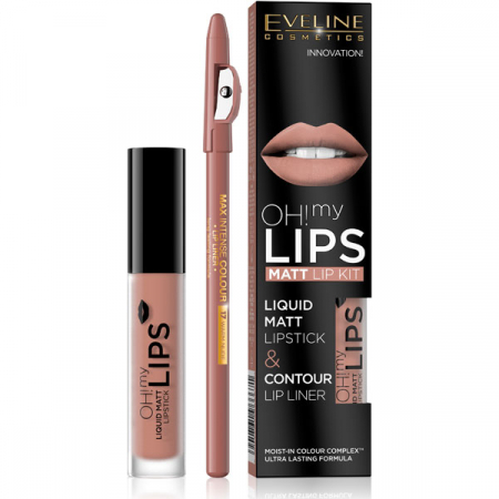 01 OH!my LIPS MATT LIP KIT Eveline