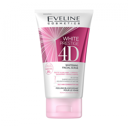 Gel de curatare - Scrub Iluminator White Prestige 4D Eveline