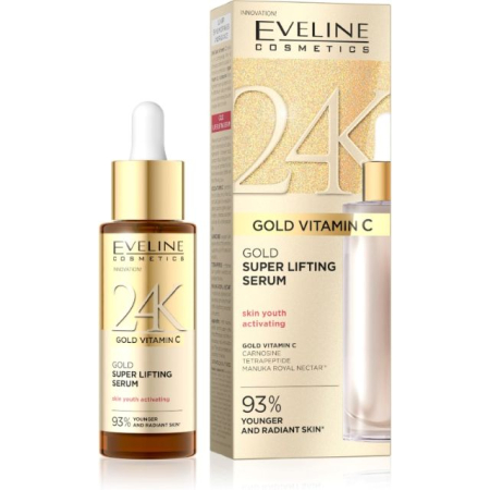 INGRIJIRE TEN - Ser Super Lifting 24K Gold Vitamin C Eveline 30 ml