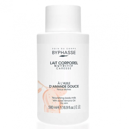 Lotiune de corp - Lapte de corp nutritiv cu migdale dulci Byphasse 500 ml