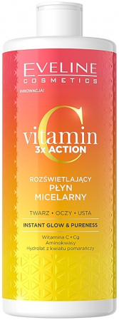 Apa micelara - Apa micelara Iluminatoare Vit.C 3x Action Eveline