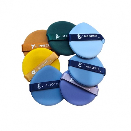 Bureti machiaj - Set de bureti pentru pudra 7 buc.,5 cm