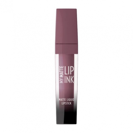 Ruj solid/lichid - Ruj lichid My Matte Lip Ink 07 Mov Golden Rose 5 ml