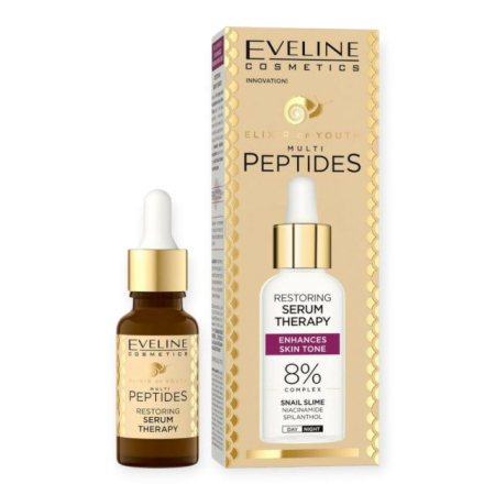 Seruri - Ser Multi - Peptide cu 8% extract melc, niacinamida Eveline 18 ml