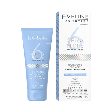Creme de zi / noapte - Crema Hidratanta si Hranitoare cu Ceramide 6 Ceramide 50ml Eveline