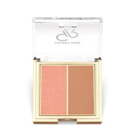 Fard obraz - Fard de obraz 01 ROSE & NUDE Iconic Blush Duo Golden Rose 2 x 3 g