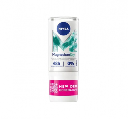 Deodorante dama/barbati - Antiperspirant Roll On NIVEA Magnesium Dry 50 ml