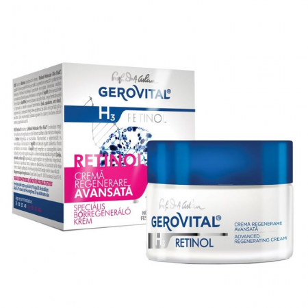 Creme de zi / noapte - Cremă Regenerare Avansată 50 ml Gerovital H3 Retinol