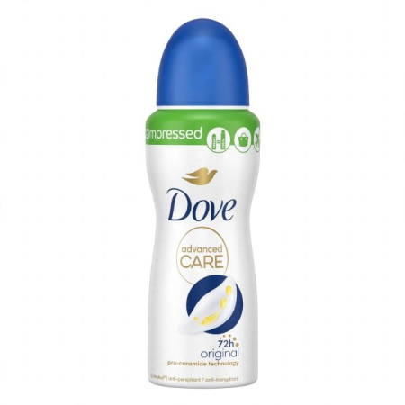 INGRIJIRE CORP - Mini deo spray Dove Advanced Care Original Compressed 100 ml