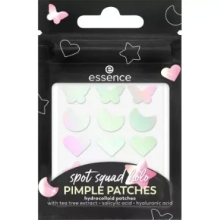 Plasturi/Patch-uri - Plasturi pentru coșuri Spot Squad Holo Pimple Patches Essence 24 buc.