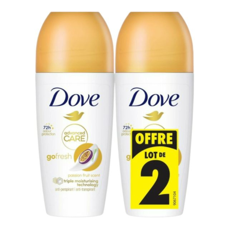 INGRIJIRE CORP - Antiperspirant roll-on cu fructul pasiunii Dove Advanced Care 2 x 50 ml