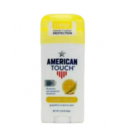 Deodorante dama/barbati - Antiperspirant Stick Sweet Citrus American Touch 64 g