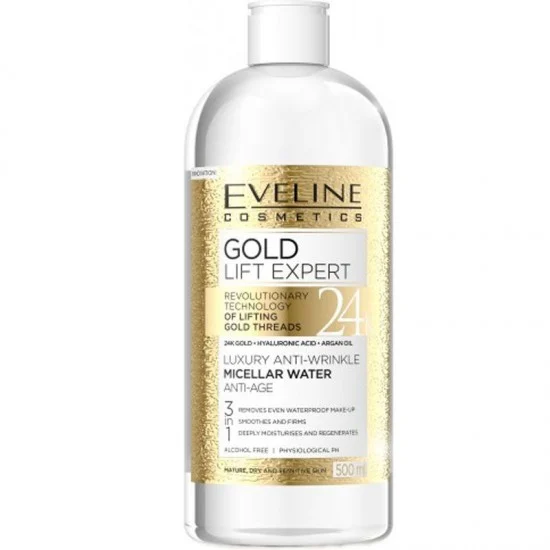 Apa micelara - Apa micelara Gold Lift Expert 24k Eveline 500 ml