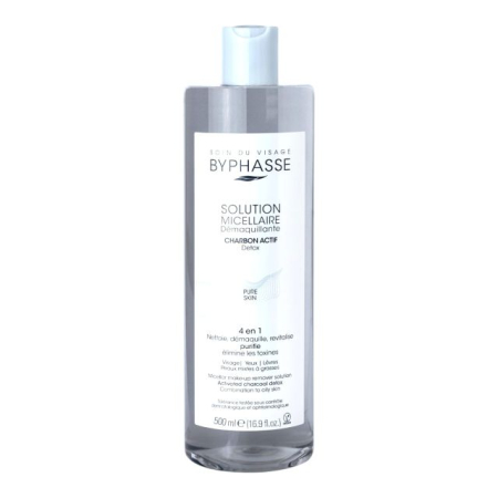 Apa micelara - Apă micelară pentru ten mixt/gras cu Cărbune activ din bambus Byphasse 500 ml