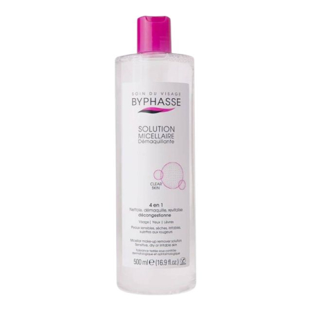 Apa micelara - Apă micelară pentru ten sensibil/uscat Clear Skin Byphasse 500 ml