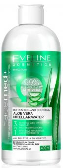 Apa micelara - Apă micelară revigorantă și calmantă cu aloe vera