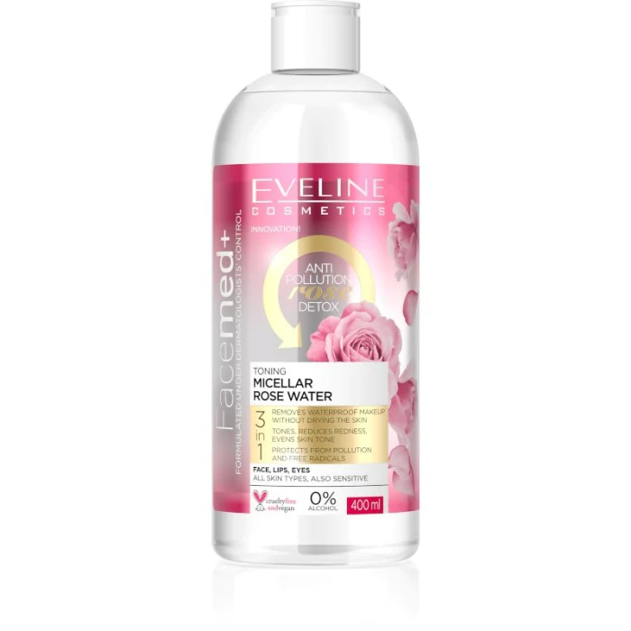 Apa micelara - Apa micelara tonifianta de trandafiri 3 in 1