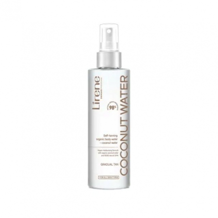 Lotiune autobronzanta - Apa organică autobronzanta Coconut Water Gradual Tan Lirene 200 ml