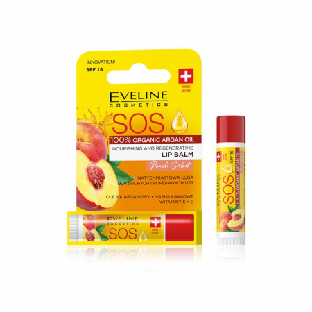 Balsam buze - Balsam de buze SOS Peach Eveline