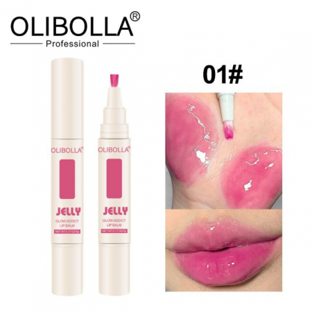 Balsam buze - Balsam lichid de buze Jelly Lip Balm Olibolla 5 ml