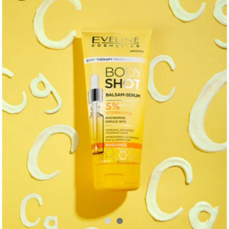 Balsam-ser iluminator corp 5% Vit. C Body Shot Eveline 200 ml [1]