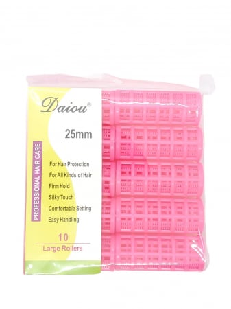 Produse - Bigudiuri Din Plastic cu Capac 10 buc./25 mm