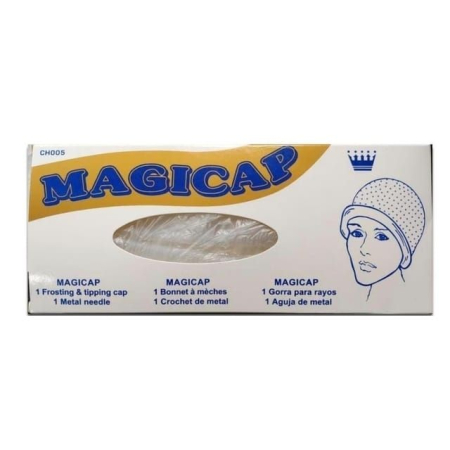 Pudra decoloranta - Cască profesională din silicon pentru vopsit șuvițe Magicap
