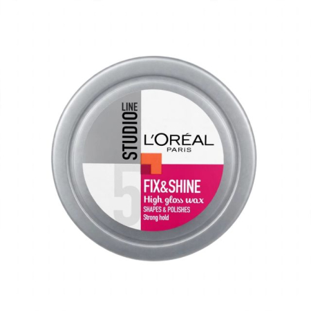 Ceara de par - Ceară de păr Fix & Shine High Gloss Wax L'Oréal Paris Studio Line 75 ml