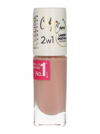 Lac de unghii oja - Oja 2 in 1 Color & Care Eveline 8 ml