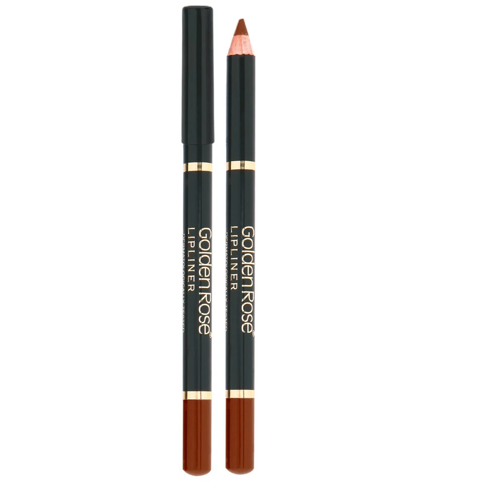 Creion contur - Creion de buze Wooden Bej si Maro Golden Rose