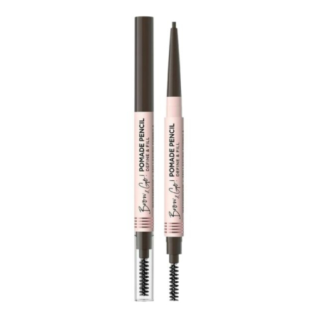 Creion sprancene - Creion pomadă pentru sprâncene Dark Brown Brow & Go! Eveline