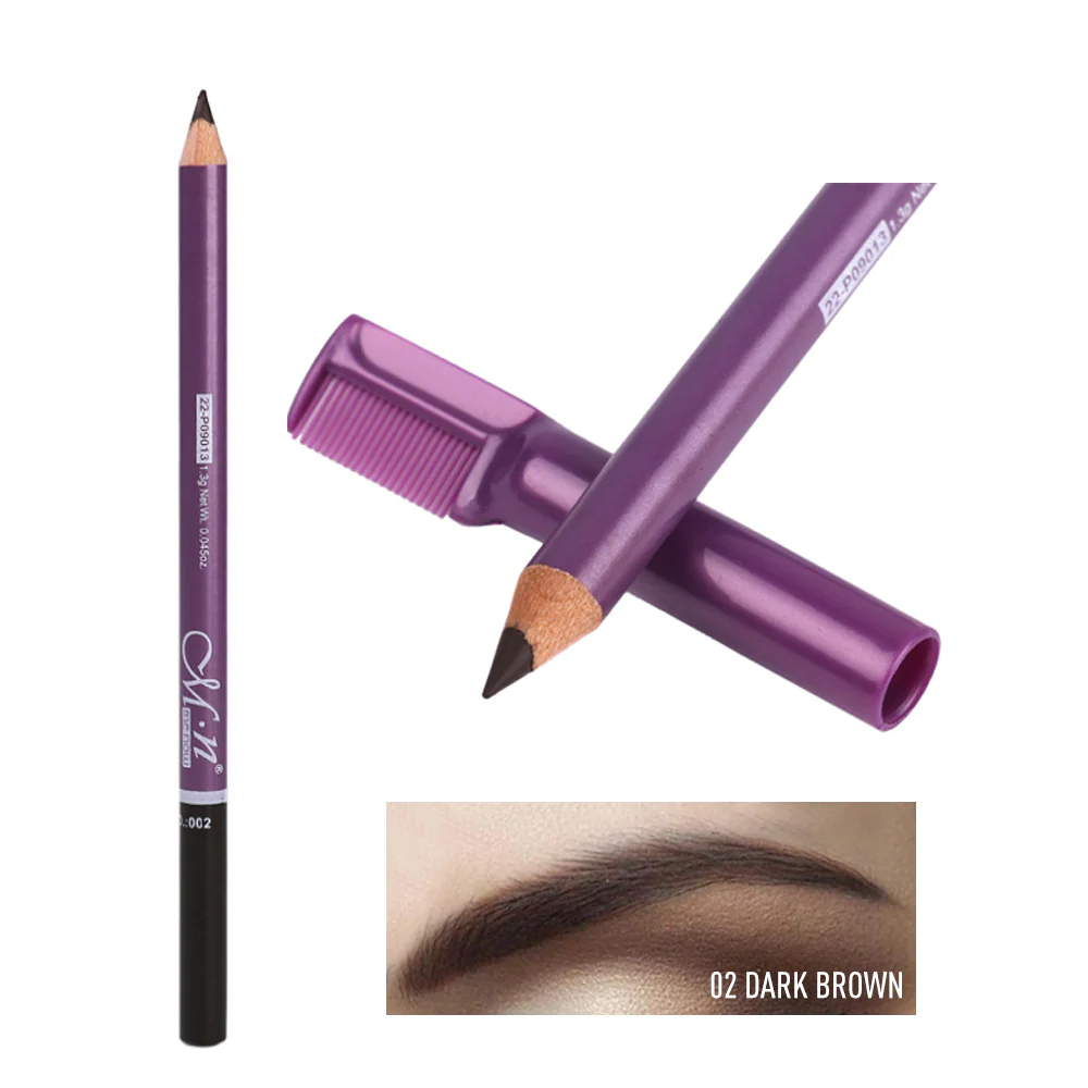 Creion sprancene - Creion sprancene 02 MN Perfect Eyebrow Pencil, Waterproof&Long Lasting