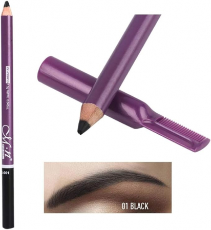 Creion sprancene - Creion sprancene 01 MN Perfect Eyebrow Pencil, Waterproof&Long Lasting