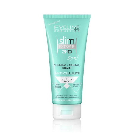 Anticelulitice - Cremă anticelulitică Slim Extreme 3D Spa Slimming + Firming Cream Anti-Cellulite Eveline 250 ml