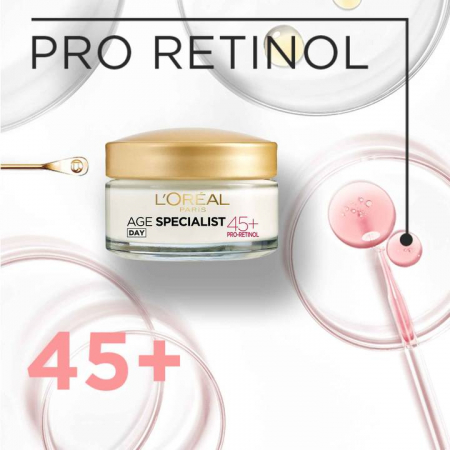 Crema antirid de zi cu efect de lifting L'Oreal Paris Age Specialist 45+ [1]