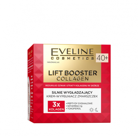 Creme de zi / noapte - Crema cu efect puternic de netezire si umplere a ridurilor Lift Booster Colagen 40+