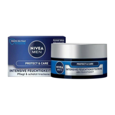 Creme de zi / noapte - Cremă de față pentru bărbați intens hidratantă Nivea Men Protect & Care 50 ml