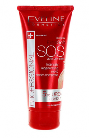 Crema maini - Crema de maini regeneratoare SOS 5% uree + lanolină