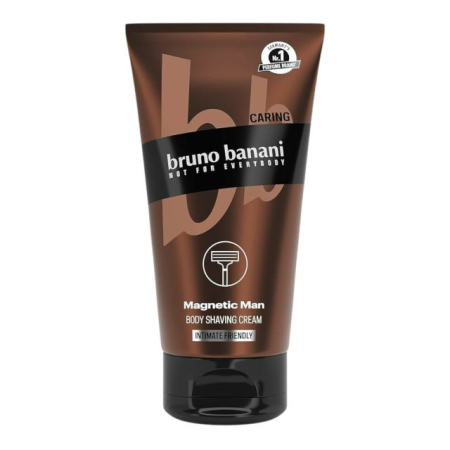 Accesorii depilare - Cremă de ras pentru față/corp Magnetic Man Bruno Banani 150 ml