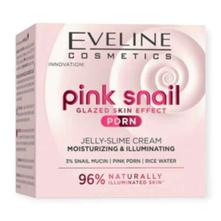 INGRIJIRE TEN - Cremă de zi hidratantă și iluminatoare cu jeleu de melc roz Eveline 50 ml