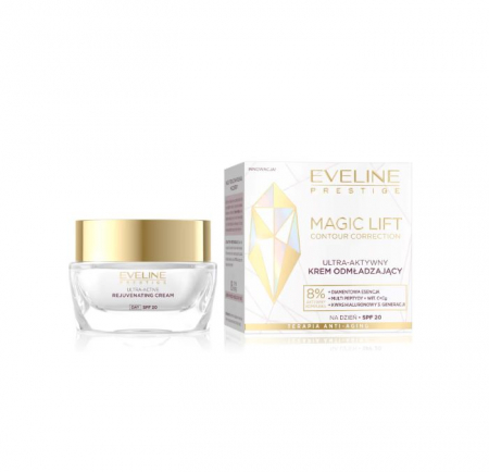 Crema de zi ultra-activă pentru intinerire,spf 20 Magic Lift Eveline