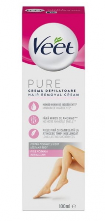 Produse Pentru Epilare - Crema Depilatoare pentru picioare/corp,piele normala Veet