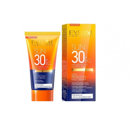 Protectie solara - Crema fata SPF 30 Eveline 50 ml
