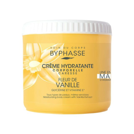 Crema de corp - Cremă Hidratantă de Corp Caresse Fleur de Vanille Byphasse 500 ml