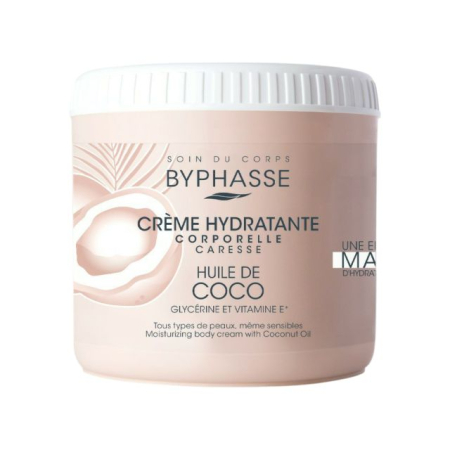 Crema de corp - Cremă Hidratantă de Corp Caresse Huile de Cocos Byphasse 500 ml