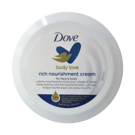 INGRIJIRE CORP - Cremă intens hidratantă 72h, universală, pentru față/corp Dove Body Love Beauty Cream 250 ml