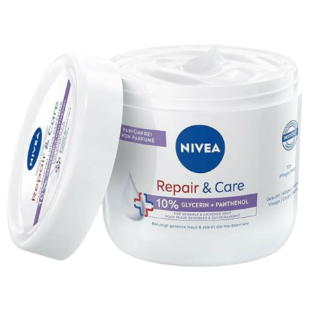INGRIJIRE CORP - Cremă intens hidratantă fără parfum NIVEA Repair & Care 400 ml